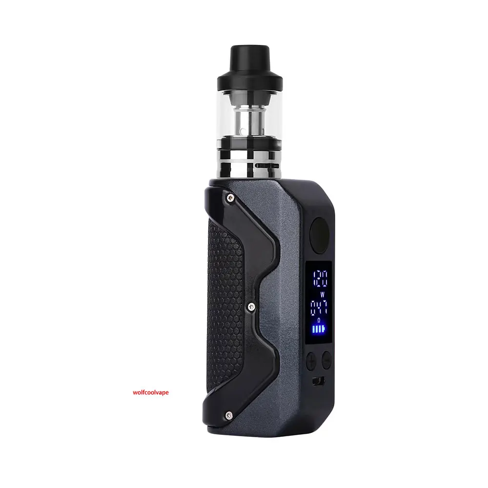 wolfcoolvape 120W Box Mod Kit 120w E Cigarette Vaporizer kit 2.5ml  Atomizer Vape 2200mah OLED Screen mod Electronic Cigarettes