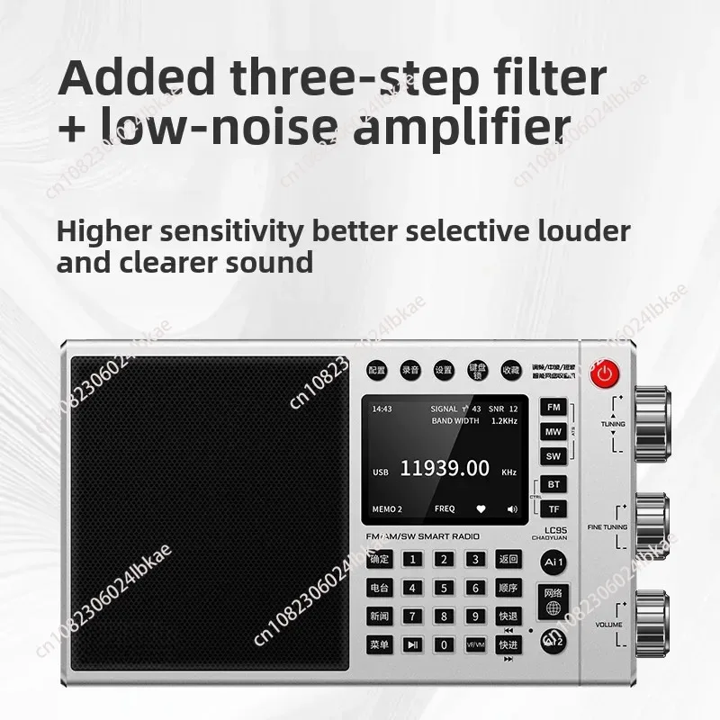 

LC95 full-band Internet radio high-end 2025 new professional portable SSB shortwave FM