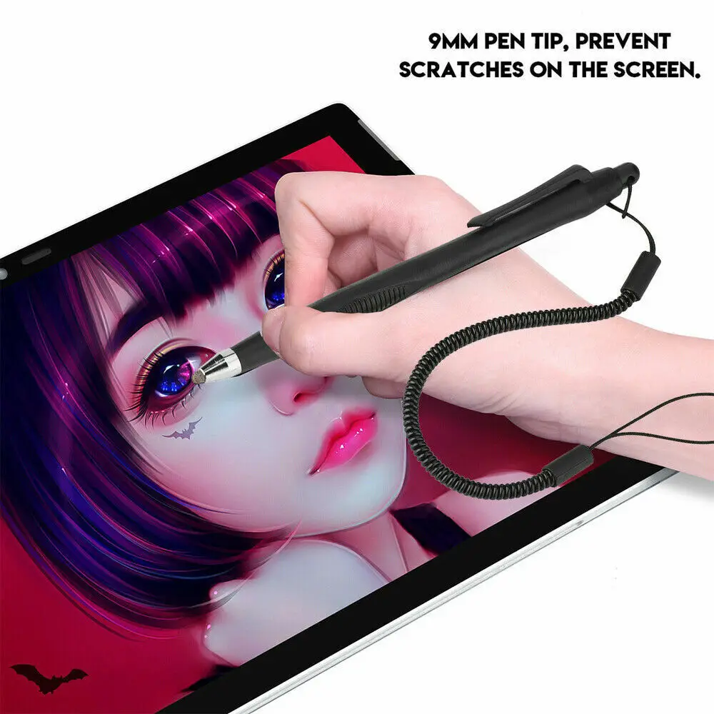 2PCS Black High Quality Touch Screen Pen Stylus Universal Pen For Samsung LG Huawei mate9 And 10 Tablet Phone PC