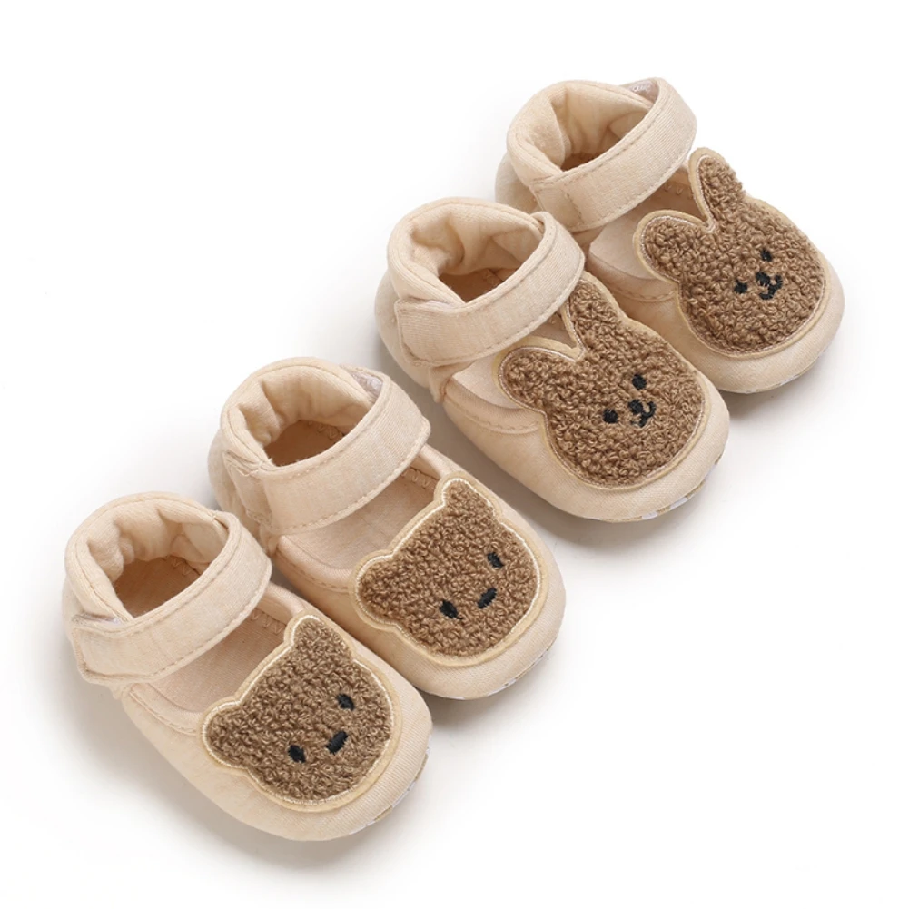 Infant Boys Girls Cozy Sneakers First Walkers Casual Prewalker Slip-on Newborn Shoes Soft Non-Slip Sole Shoes