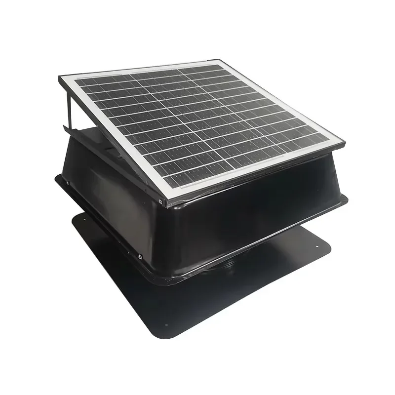 Remote Control Solar Industrial Heat Exhaust Roof Ventilation Workshop Roof Exhaust Fan Indoor Cooling Cooler