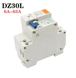 DPNL 1P+N 6A 10A  25A 32A 40A 50A 63A 230V~ 50HZ/60HZ Residual current Circuit breaker with over current and Leakage protection