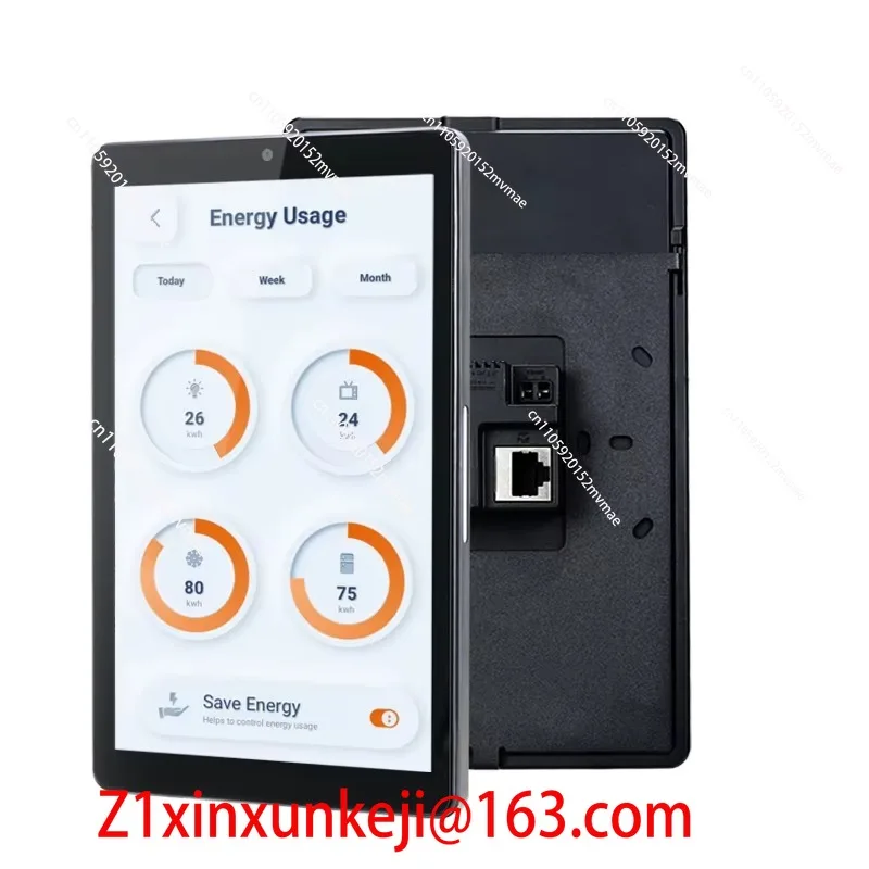 YC-SM08P Home Automation 8-inch Smart Android 13 Touch Screen 5G WiFi 4GB Wall-mounted Plastic New Tablet PC
