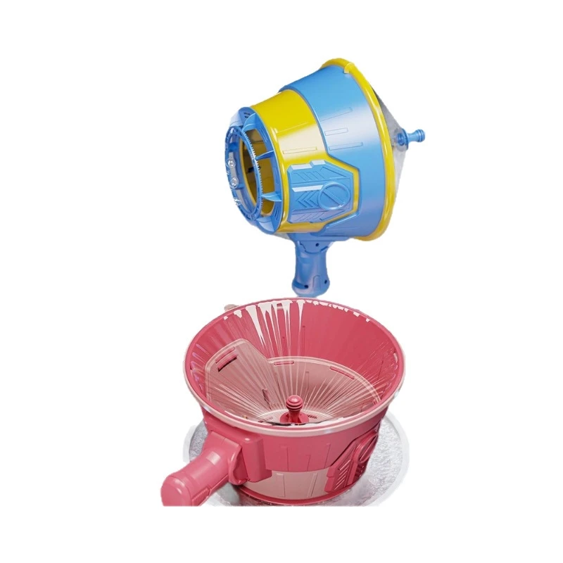 ใหม่ Unique Air Cannon Multi Hole Bubble Blower มือถือดอกไม้ไฟ Gatling ปืนของเล่นปืนพก Blaster ฤดูร้อนเด็กผู้ใหญ่ของขวัญ