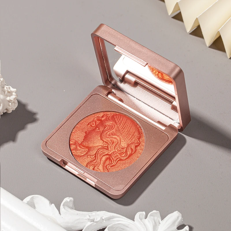 Red Shadow Wholesale Cosmetics Professional Makeup Artist Choice Makeup Blush Finish Celebrity Favorite Shining Face