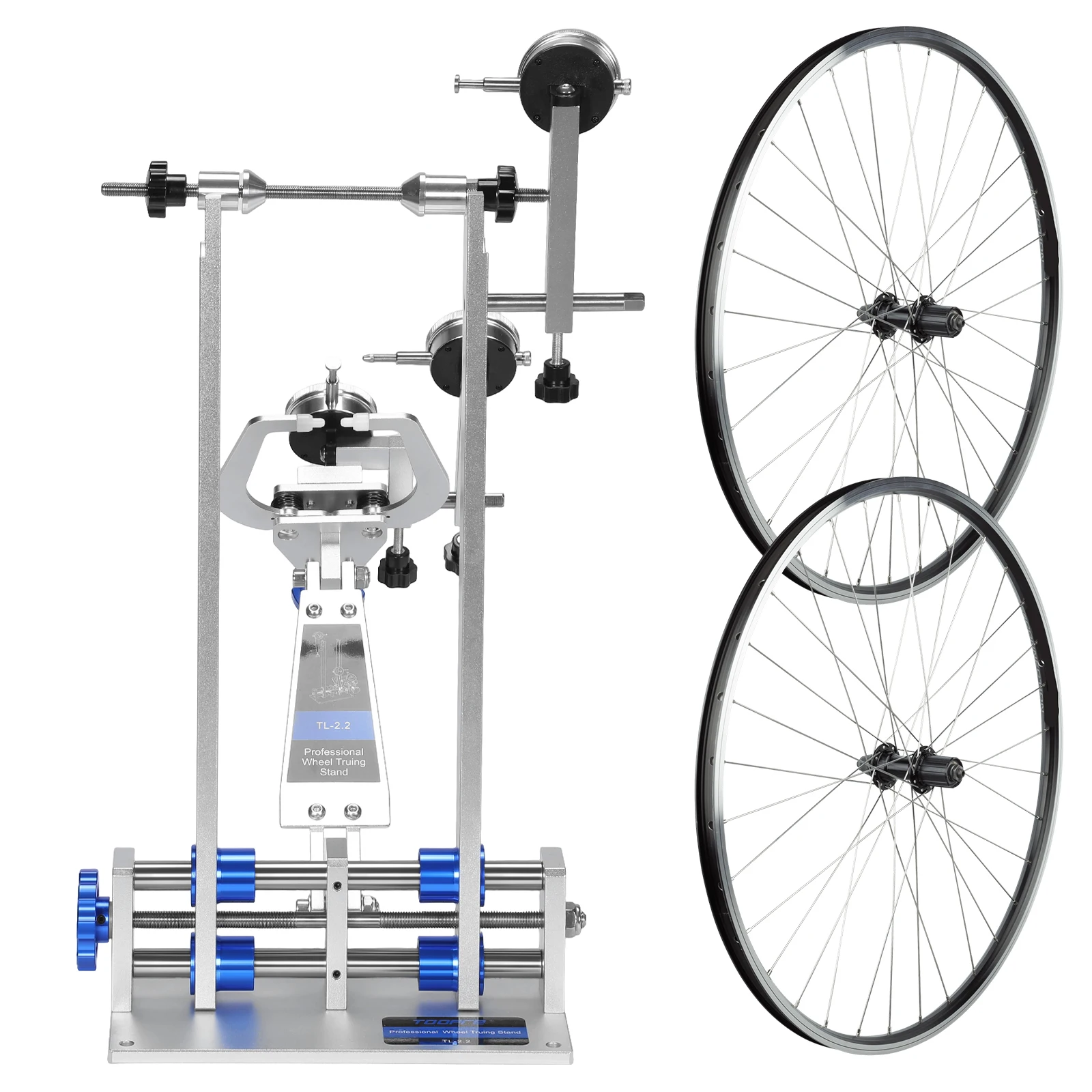 

Стенд для центровки велосипедных колес из алюминиевого сплава с индикаторами, инструмент для ремонта и выравнивания колес для профессиональных механиков