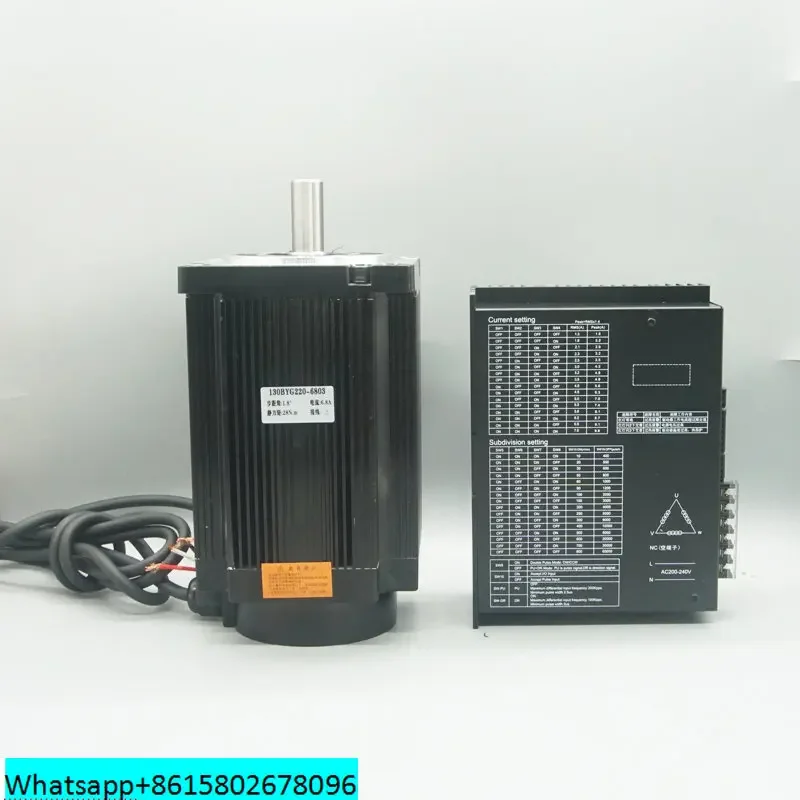 130 stepper motor set 50n. m24 28 35n. m with DSP digital drive 9.1A three-phase 130BYG35