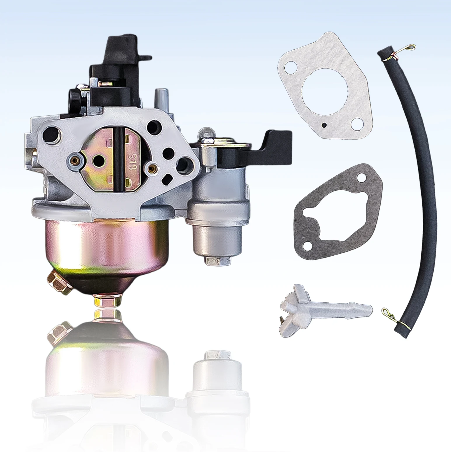 

Карбюратор GX270 для Honda 177F GX240 270CC 16100-ZF6-V00 16100-ZF6-V010, водяной насос/микрокультиватор, топливная трубка/прокладка