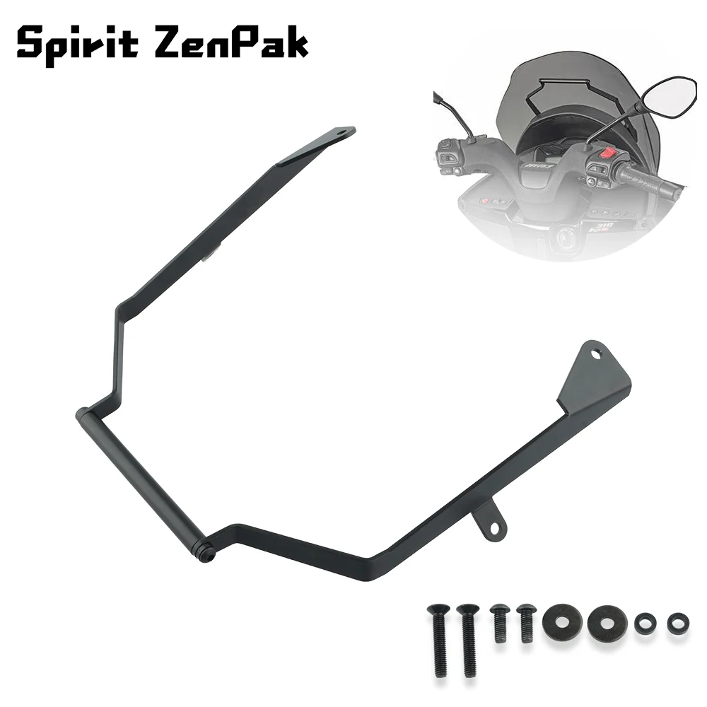 Motorcycle GPS phone Navigation Holder iron 12MM pipe diameter Plate Suppor bracket For Piaggio MP3 Sport 310 2025 up