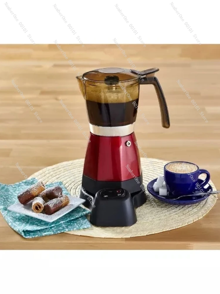 IMUSA Electric Espresso/Moka Maker Red - 6 Cup