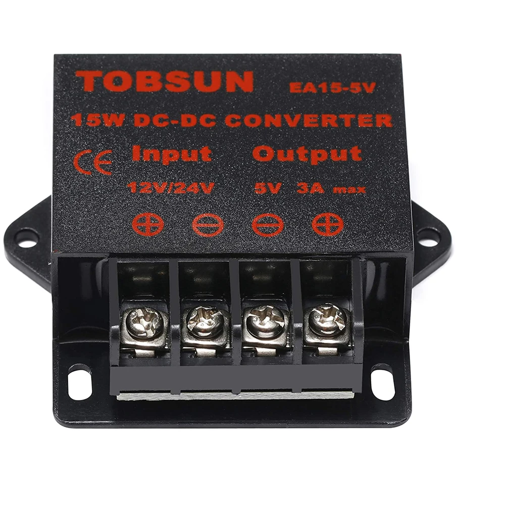 DC 12V 24V to 5V 5A 10A 15A Converter DC Voltage Reducer Regulator Step Down Buck Converter Power Supply  Voltage Stabilizer