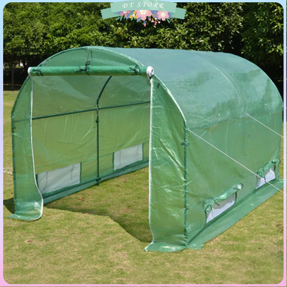 Green House Outdoor 600x300x220CM Garden Vegetable Insect Net Cover Greenhouse Plant Cover Freeze Protection Not Include Frame