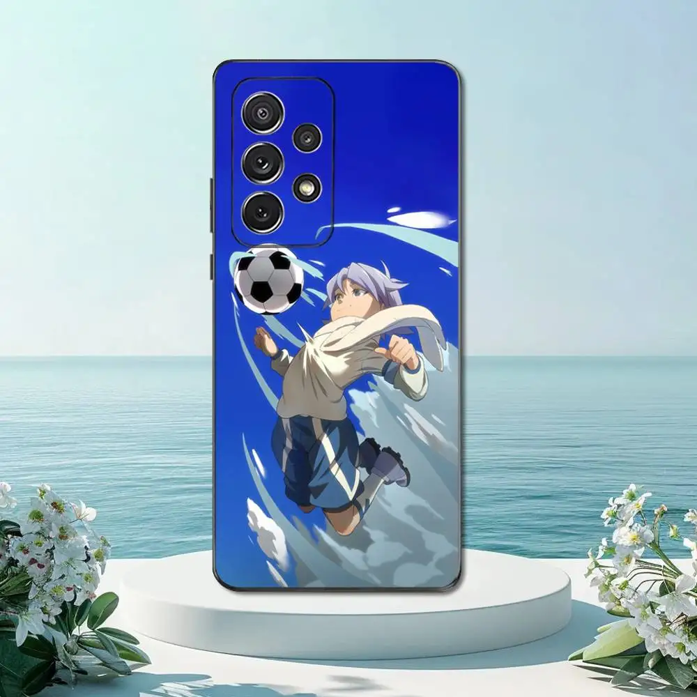 حافظة هاتف I-Inazumas Animation E-Eleven لهاتف سامسونج S22، S21، S20، S10، S9، S25، S24، S23، Ultra، FE، Plus، Lite، غطاء أسود من السيليكون الناعم #3