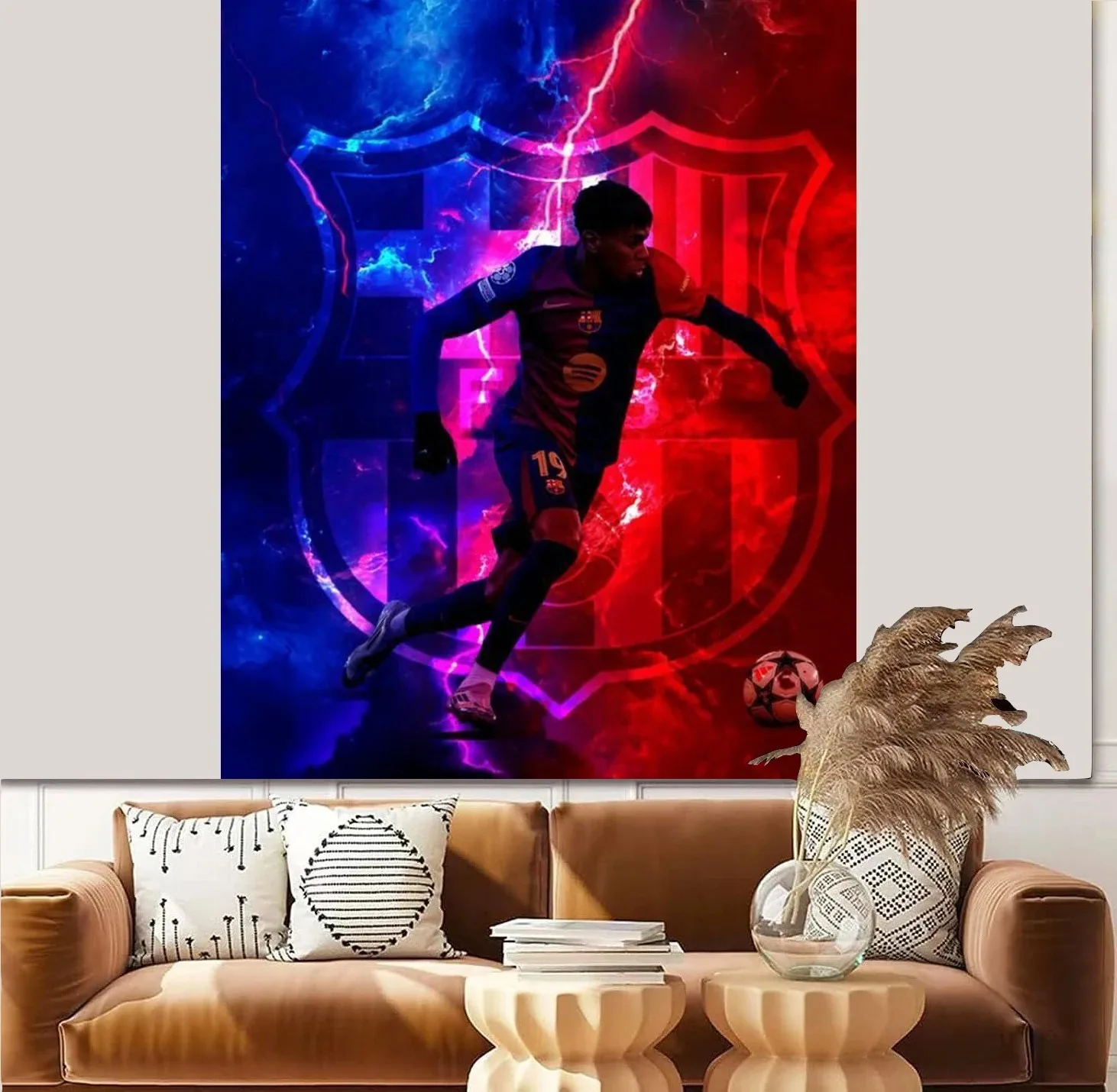 Lamine Yamal Limited Special Edition Poster Tapestry Ultimate Football Fans Large Soccer Star Portrait Trendy Home Decor