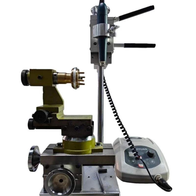 

Станок для обработки ювелирных изделий: гравировально-резательный станок для серебряных и золотых колец, станок для огранки браслетов и колец