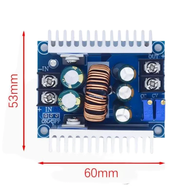 300W 20A dc-dc przetwornica moduł obniżający sterownik stałoprądowy LED moc Step Down moduł napięciowy kondensator elektrolityczny