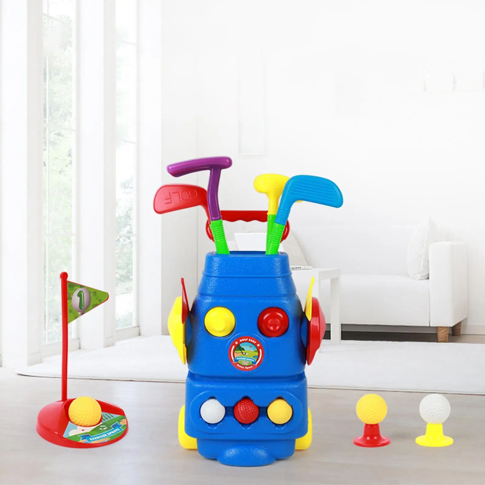 

Toddlers Golf Set Portable Mini Golfs Play Set for Kids Children Ages 3 4 5+