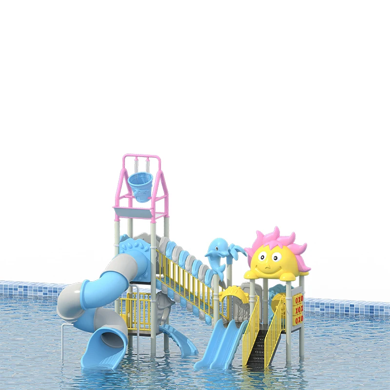 ia-Hot Selling Fiberglass Steel Plastic Water Park Slide Tube for Outdoor Indoor Use-Durable Residential School Play Equipment#