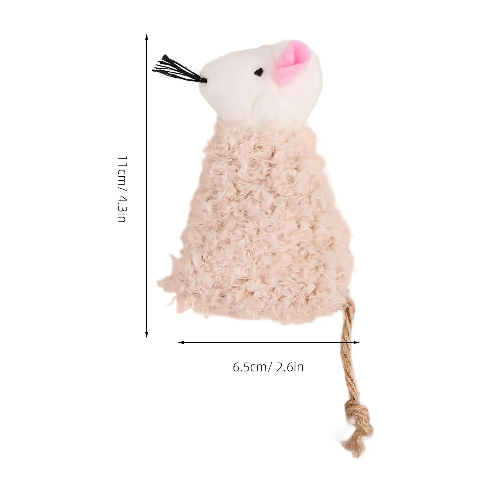 3 uds juguete de simulación de gato de lujo juguetes para cachorros de bebé Teaser peluche interactivo interior