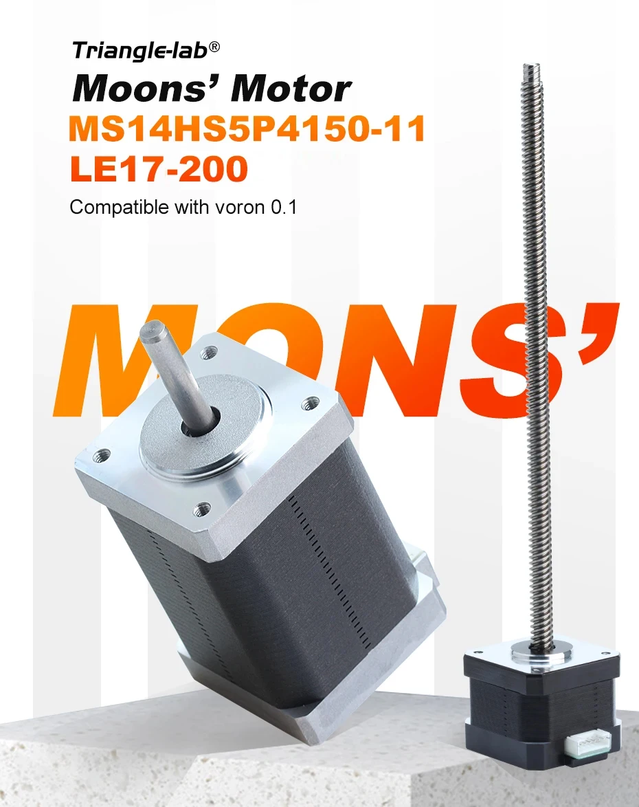 Trianglelab ® Moons' Motor MS14HS5PS150-11 E174S-T0808-200 für Voron 0.1 XY-Achse Nema 14 Z-Achse Nema 17 Schrittmotor 3D-Drucker – Detail 1