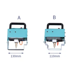 BateRpak 30X80MM Portable Industrial metal engraving machine Head Handheld pneumatic marking machine,no control box