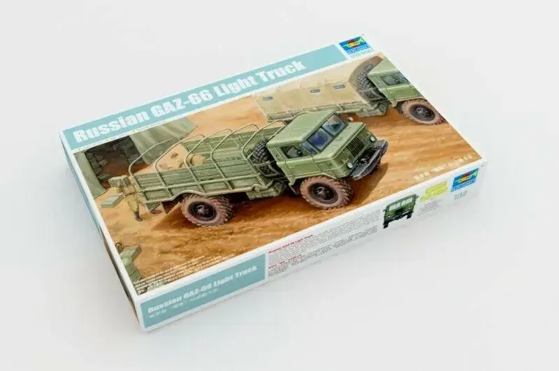

Трубач 01016 1/35 русский GAZ-66 Linght модель грузового автомобиля Kit