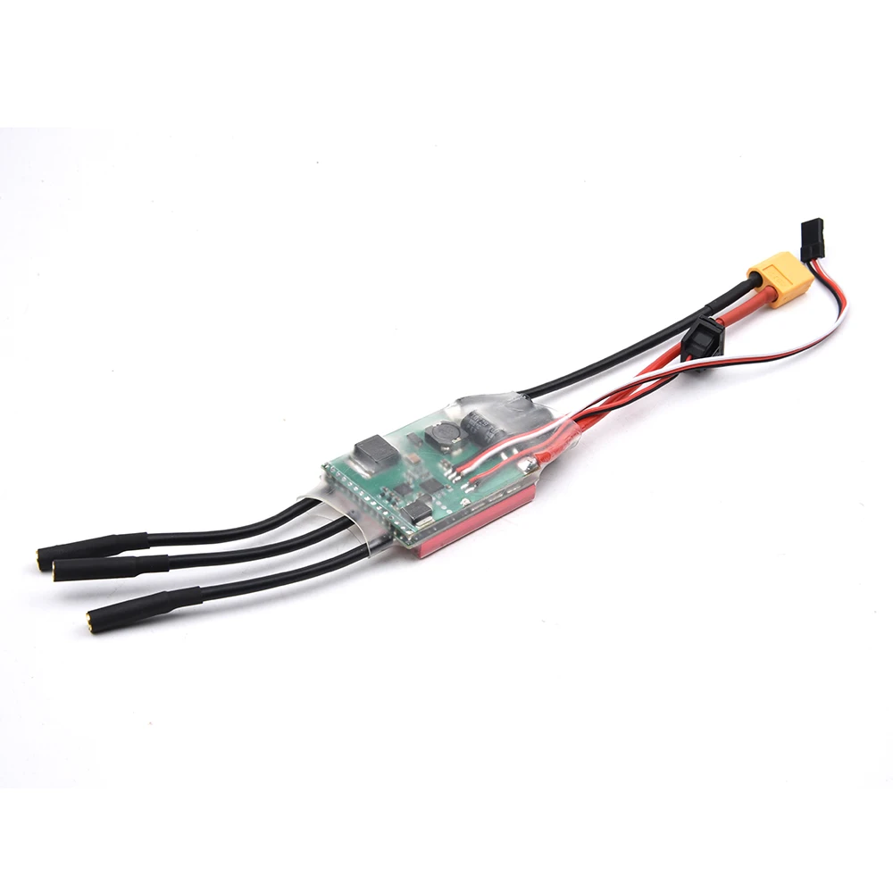 AM32 60A 80A 150A 200A Bürstenloser ESC 2-4S BEC 6V/2A 2-6S BEC 6V/5A für 1/10 1/8 RC-Auto und RC-Boot – Detail 10