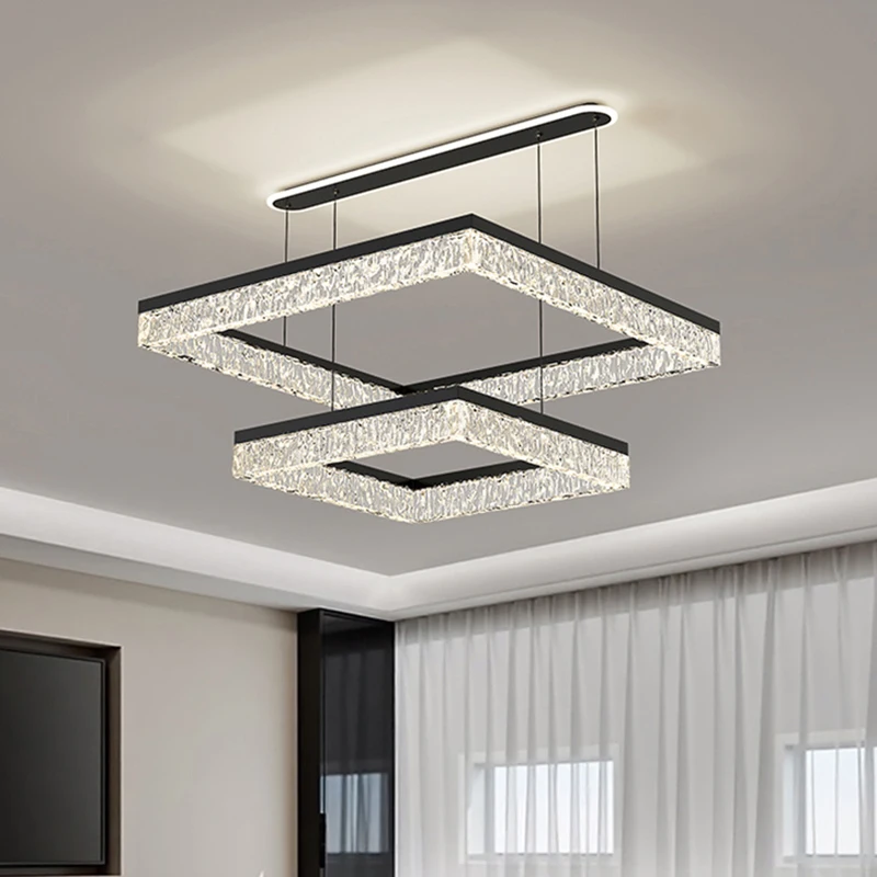 

Украшение дома Подвесные светильники, роскошная хрустальная люстра для гостиной, подвесной светильник для столовой, потолочный светильник, внутреннее освещение