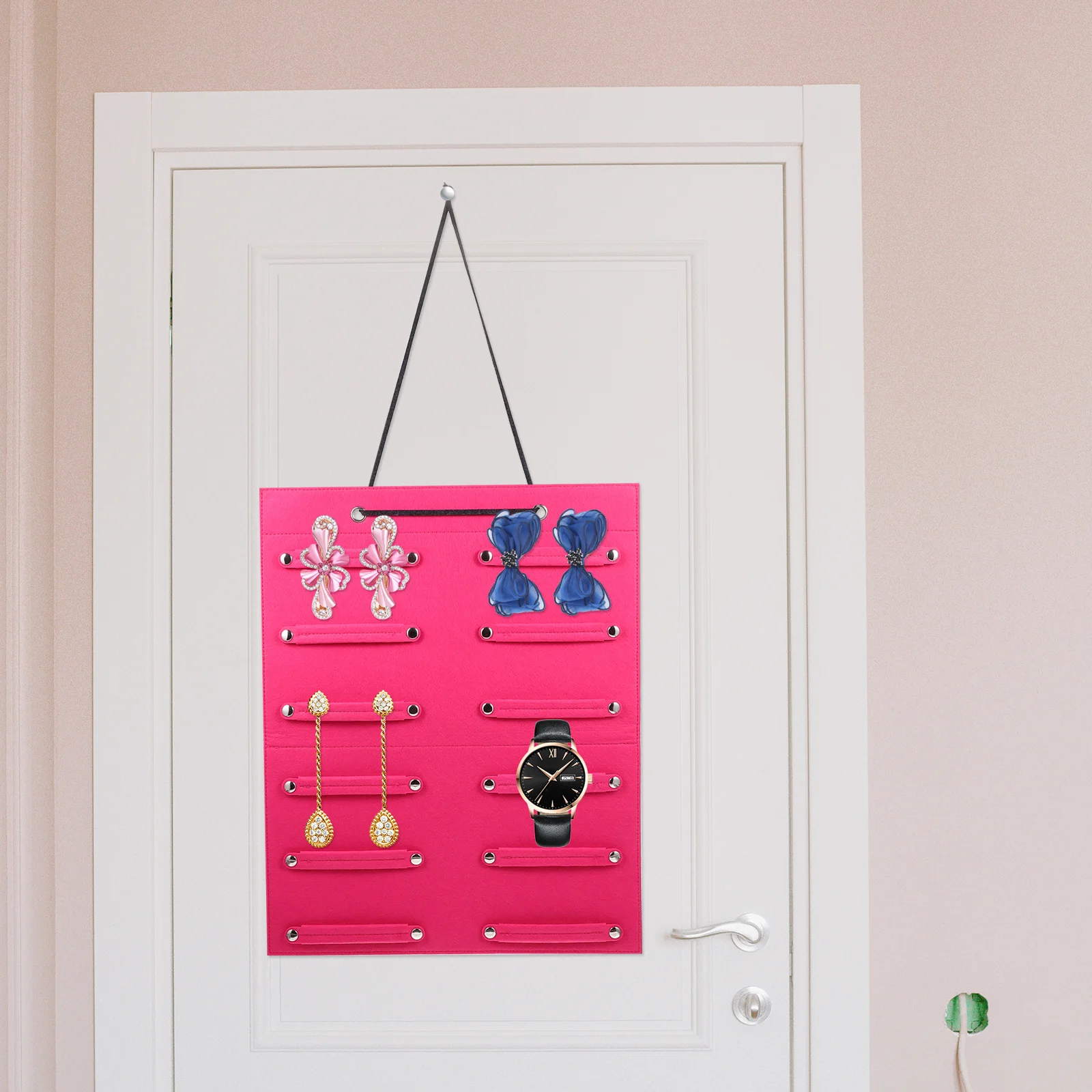 

Headband Bow Storage Bag Hair Accessories Display Scarf Headbands Holder Hanger for Wall Felt Ties