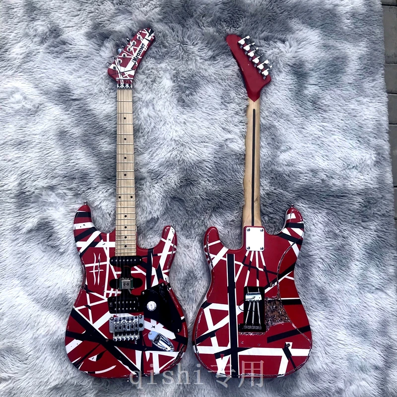 

Eddie Van Halen TRIBUTE New Style Vintage Frankenstrat High Quality Musical Instruments. Free Shipping