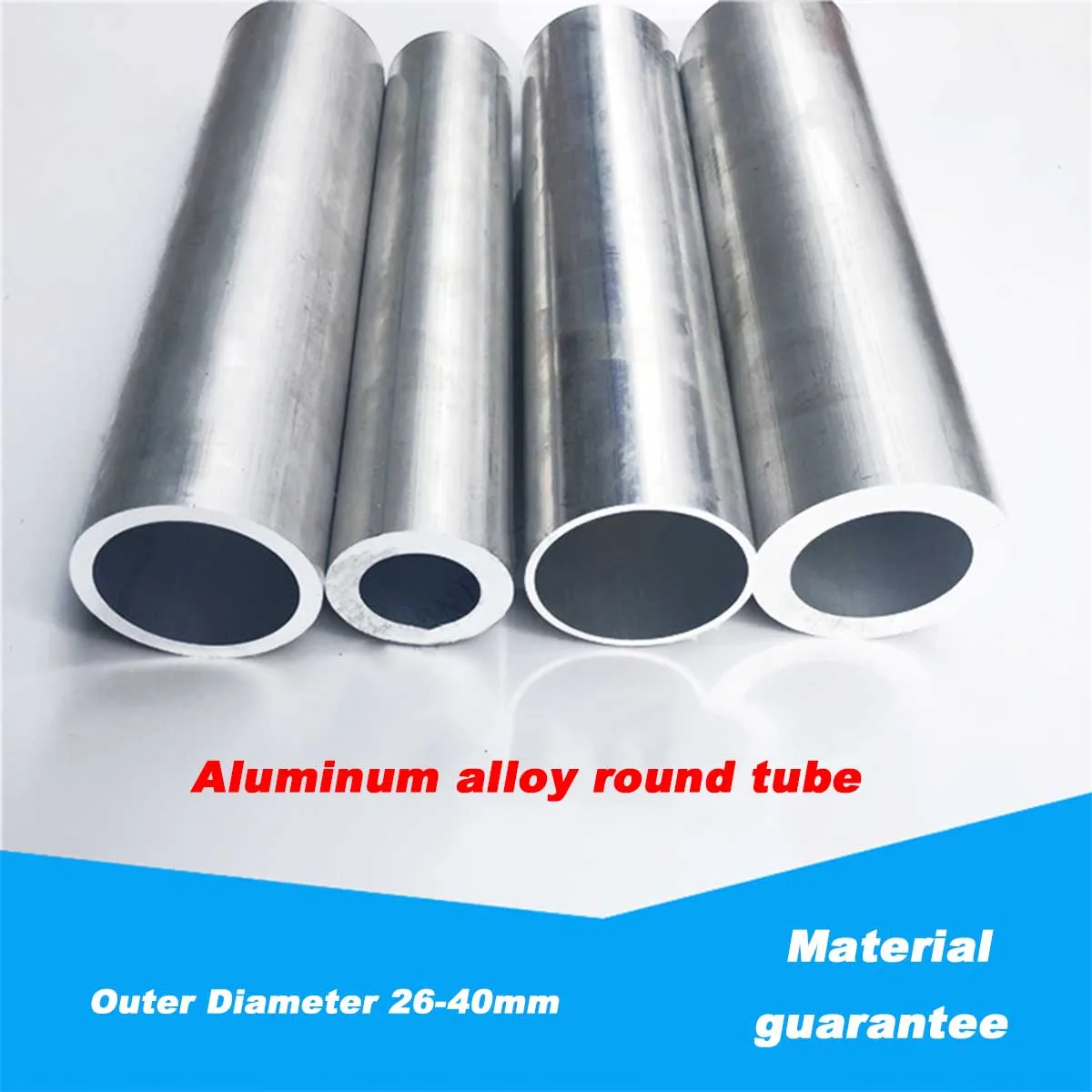 

Wall 1mm-10mm Aluminum Round Tube 6061 / 6063 Hard Straight Aluminum Pipe Thin Thick Wall Outer Diameter 26-40mm