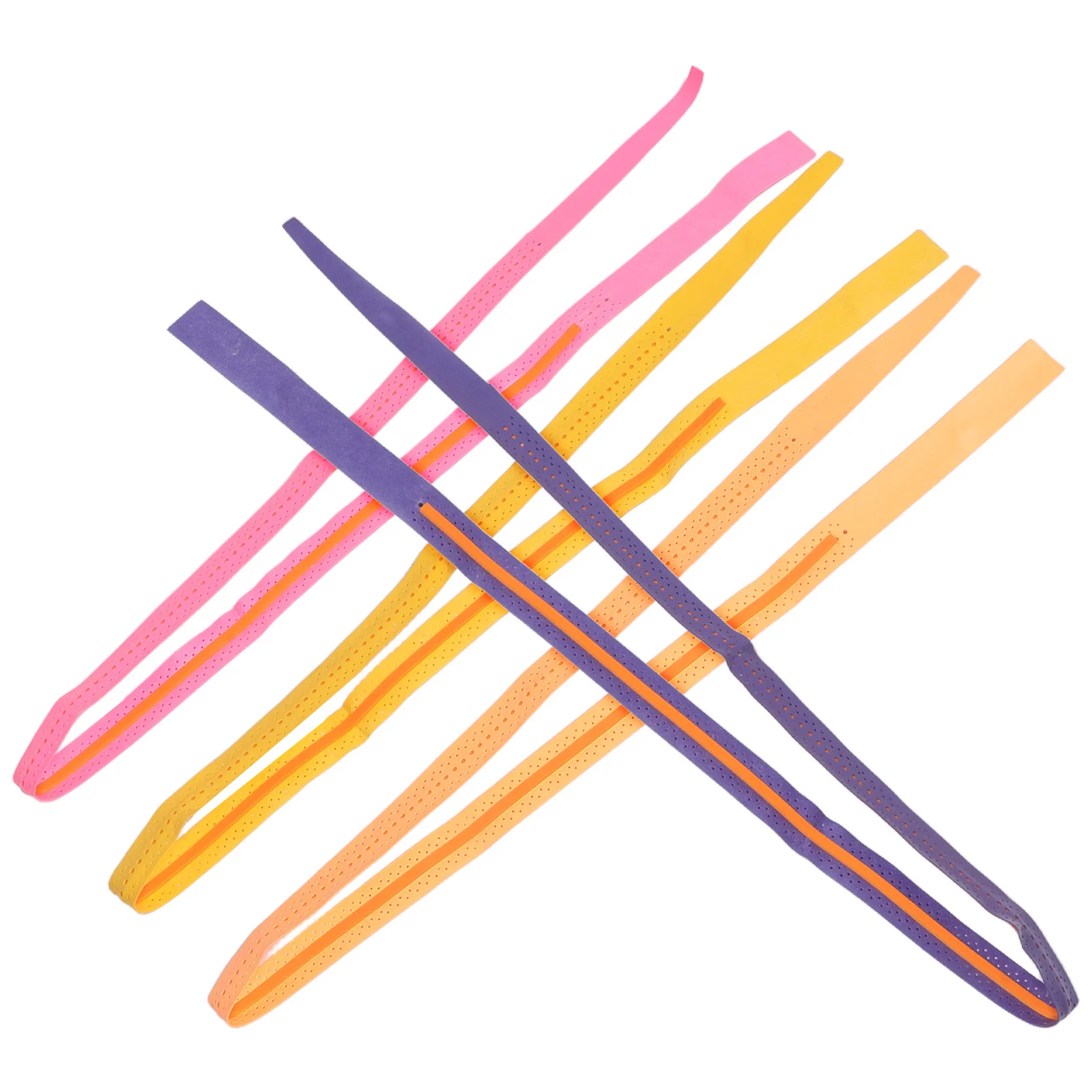 4 Stück Badmintonschläger Dragon Bone Grip Tape Dual Color Dehnbar Schweißabsorbierend Anti-Rutsch-Griff Wrap Overgrip Protector