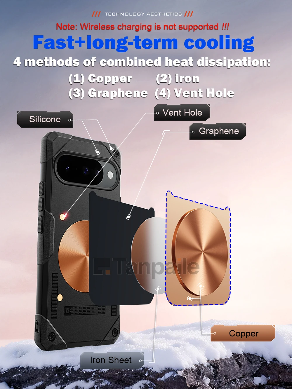 Gaming Cooling Phone Case For  - Heat Dissipation Case ulasan dan harga