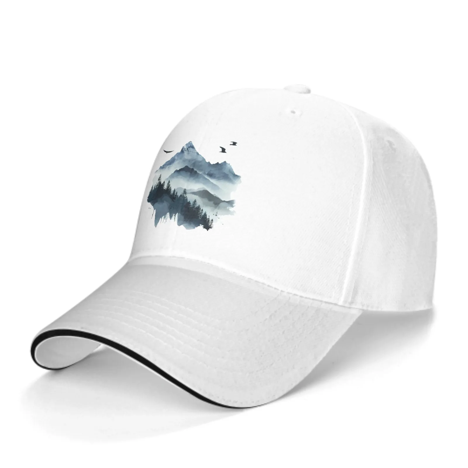 

Colorful Mountain Baseball Caps Cotton High Quality Cap Men Women Hat Trucker Snapback Dad Hats Mountain