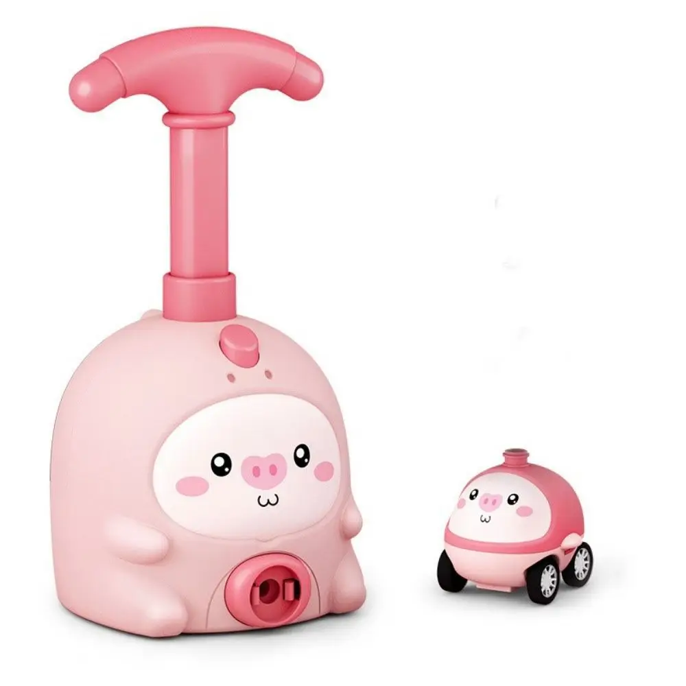 Car Tower Design Balloon Launcher Toy Air Propulsion System Balloon Launch Playset Science Toys Duck Scientific Toy Playset