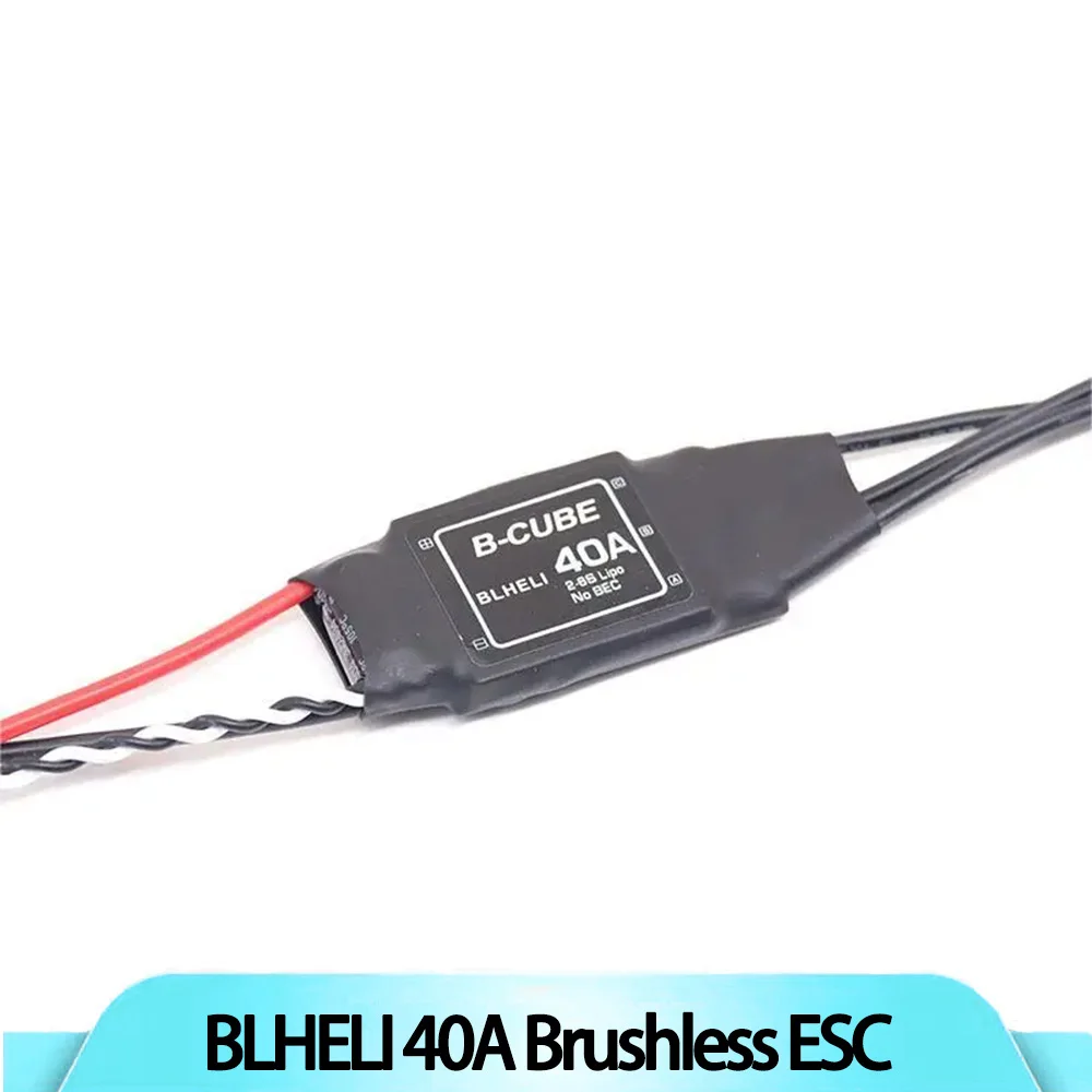 B-CUBE 1/2/4/6 pièces BLHELI 40A ESC sans brosse 2-6S Lipo sans contrôleur de vitesse EBC pour avion RC FPV UAV Drone quadrirotor