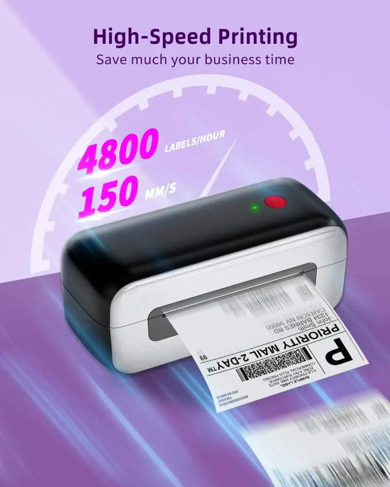 B246D 4x6 Shipping Label Printer Mini Thermal Package Shipping Printer for Ebay Shopfiy