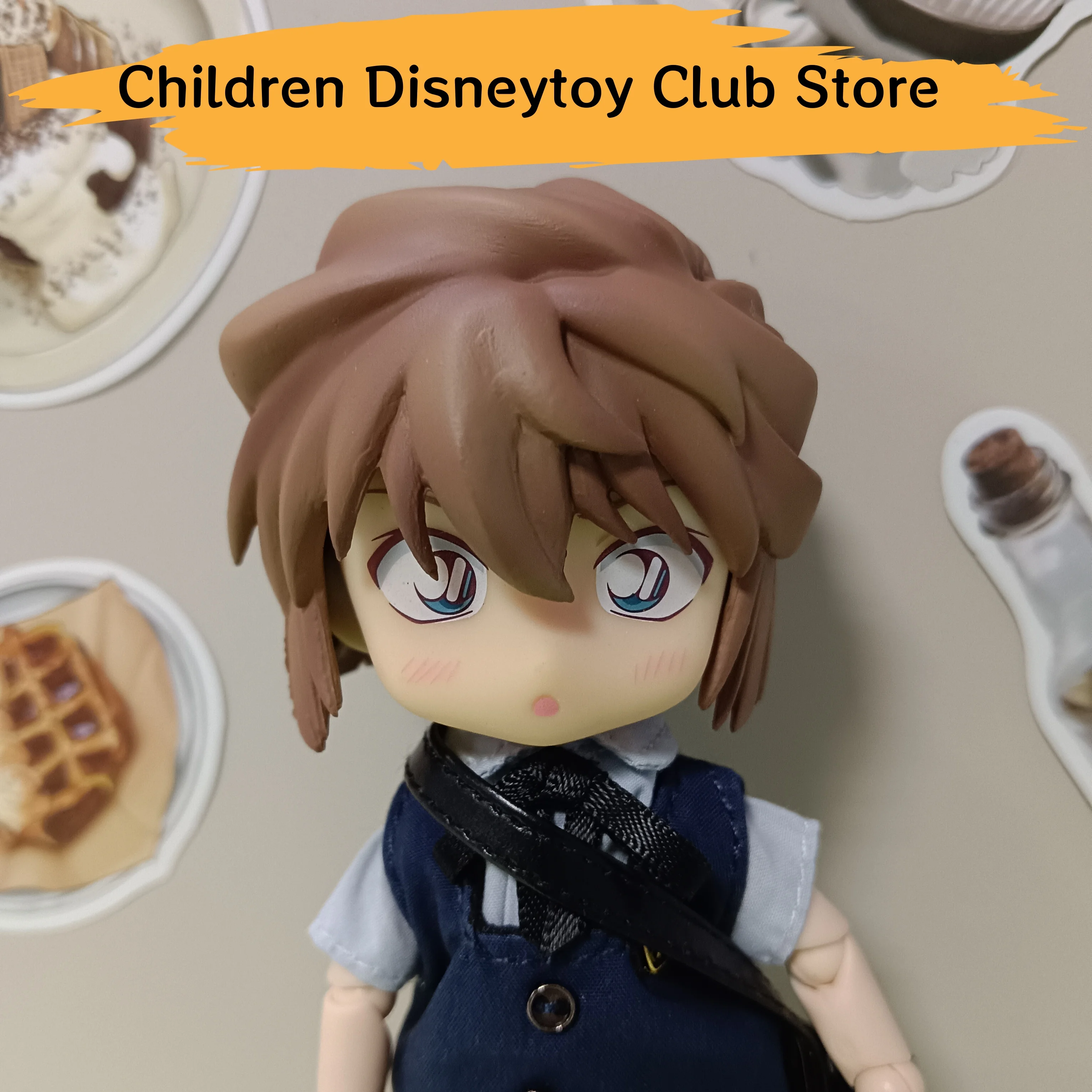 

Ob11 1/12 Detective Conan Anime Anita Hailey BJD Model Doll Commoner Action Figure Toy Decoration 14cm Collection Student Suit