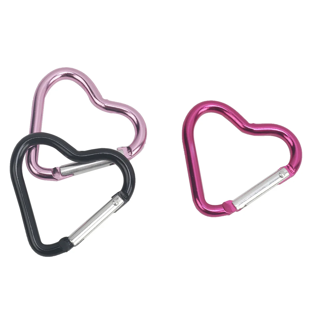 Alloy Outdoor Star Shaped Spring Locking Carabiner Clip Keychains for Backpack Camping Hiking Traveling Buckle Hook Hanging Key