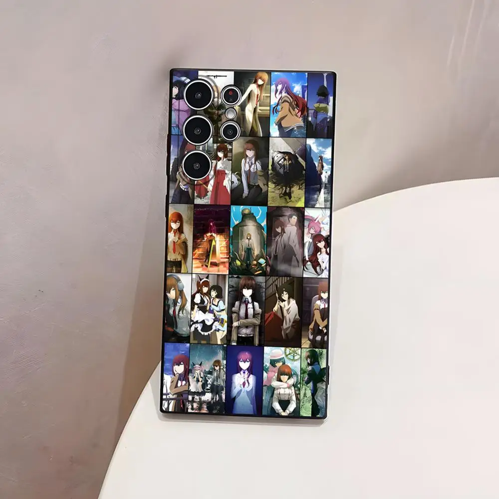 Steins Gate Phone Case For S23 Samsung S24 Ultra S22 S20 Fe S21 Plus Galaxy A54 A34 A24 A53 M54 Note 20 Cover