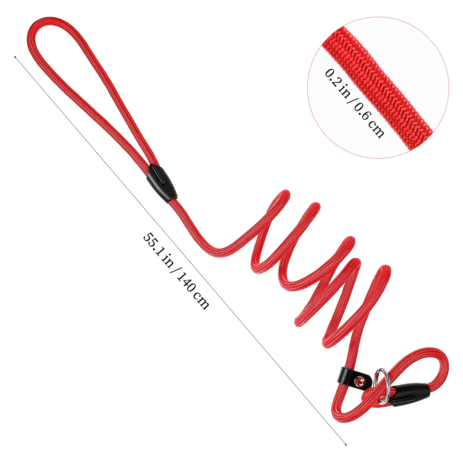 

Popetpop Strong Durable 140cm Nylon Dog Leash for Walking Training Puppy Leads Training Leash Puppy Lead