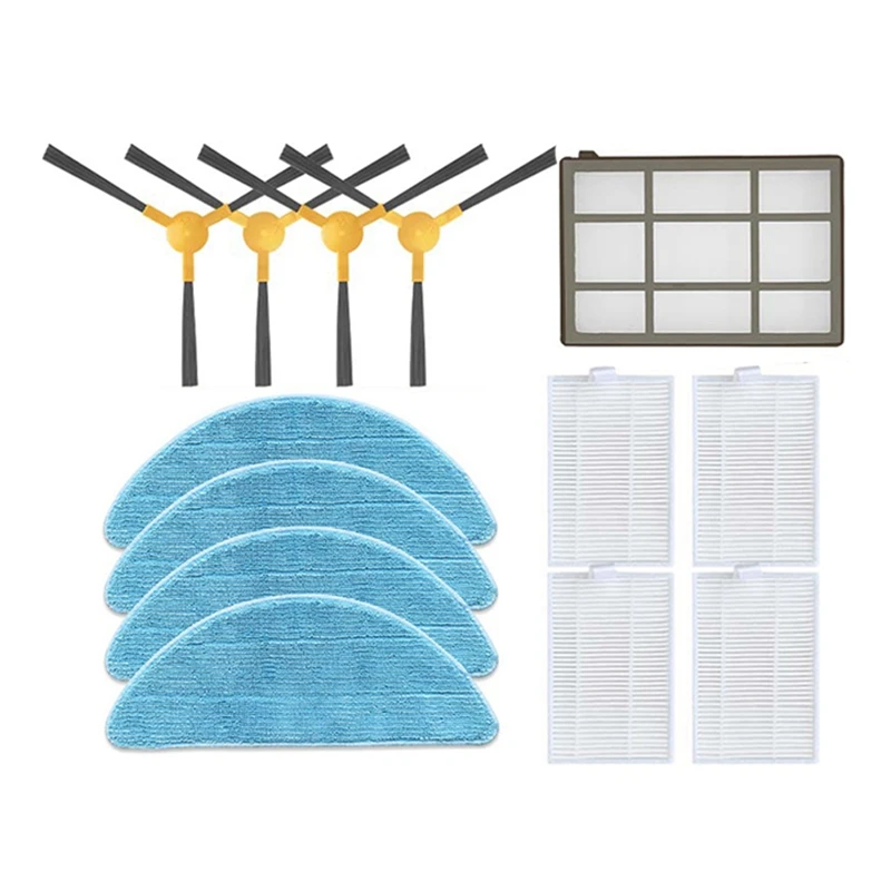 

Side Brush Hepa Filter Mop Pad Primary Filter Vacuum Cleaner Accessories Plastic For GARLYN SR-600 Robot Vacuum Cleaner