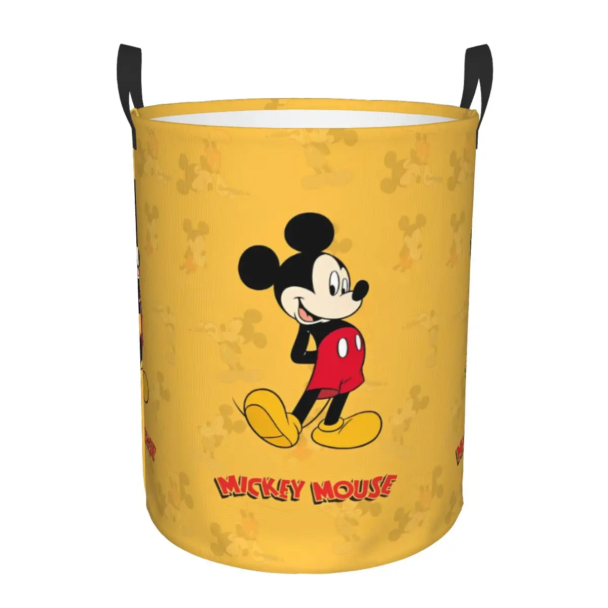 Disney Mickey Mouse Merch Laundry Baskets Hamper Decorative Storage Basket for Bedroom