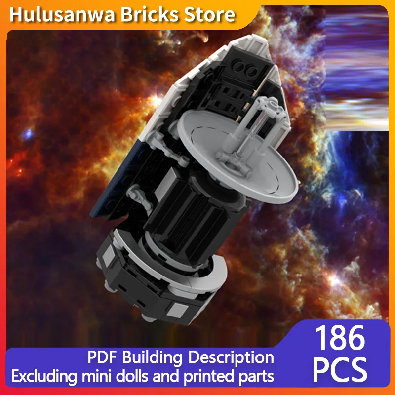 

Модель аэрокосмического космического телескопа MOC, строительные кирпичи, военное оборудование, модульные технологии, подарки, праздник, сборка, детские игрушки, костюм