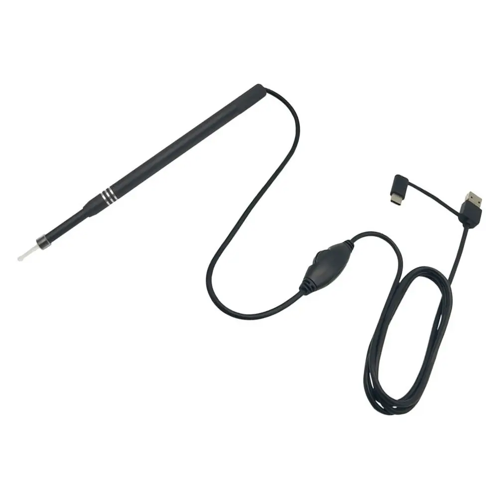

Visual Otoscope 5.5mm Pick Safe Deep Cleaning Hd Camera Ear Inspection Tool for Smartphone Tablet Computer