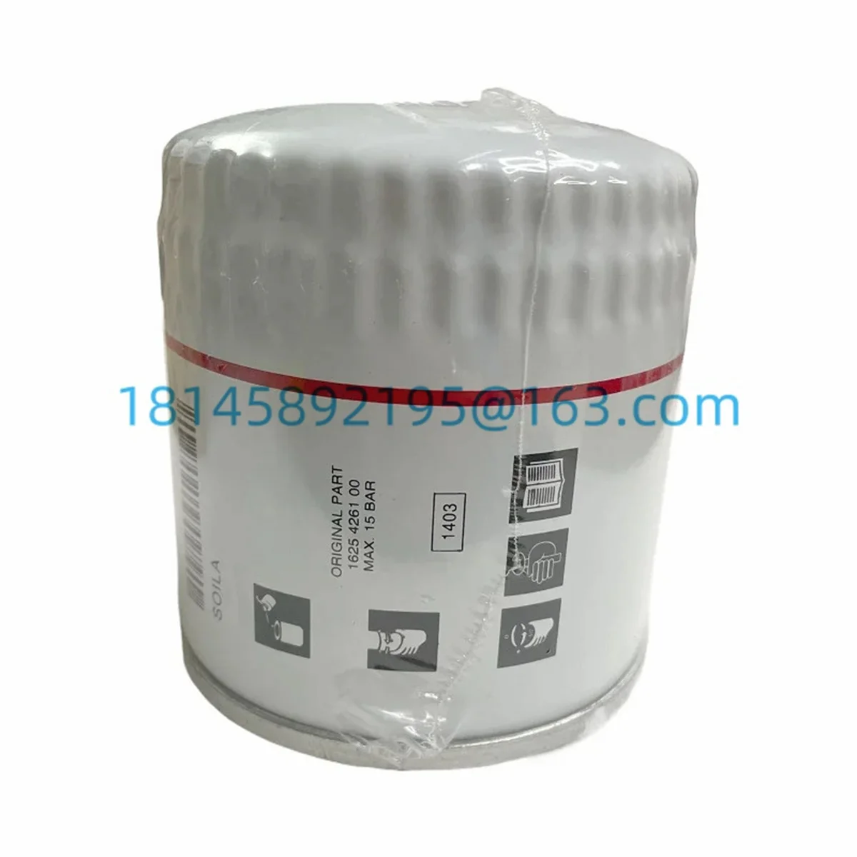 Filtro de óleo 1625426100   para compressor de ar Atlas Copco 1625-4261-00
