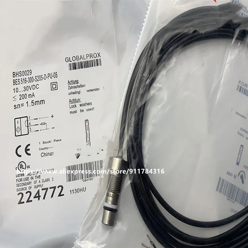 

New Balluff High Voltage Proximity Switch BHS0029 BES 516-300-S205-D-PU-05 BES 516-300-S205-D-PU-03 516-300-S240-D-PU-05