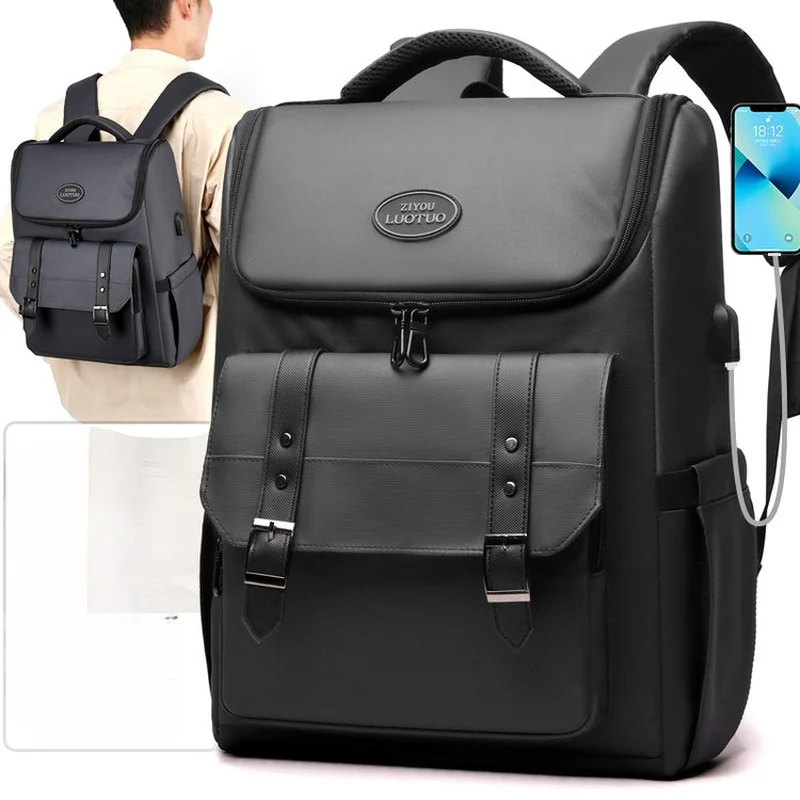 One-size-fits-all zipper bucklePUBackpack