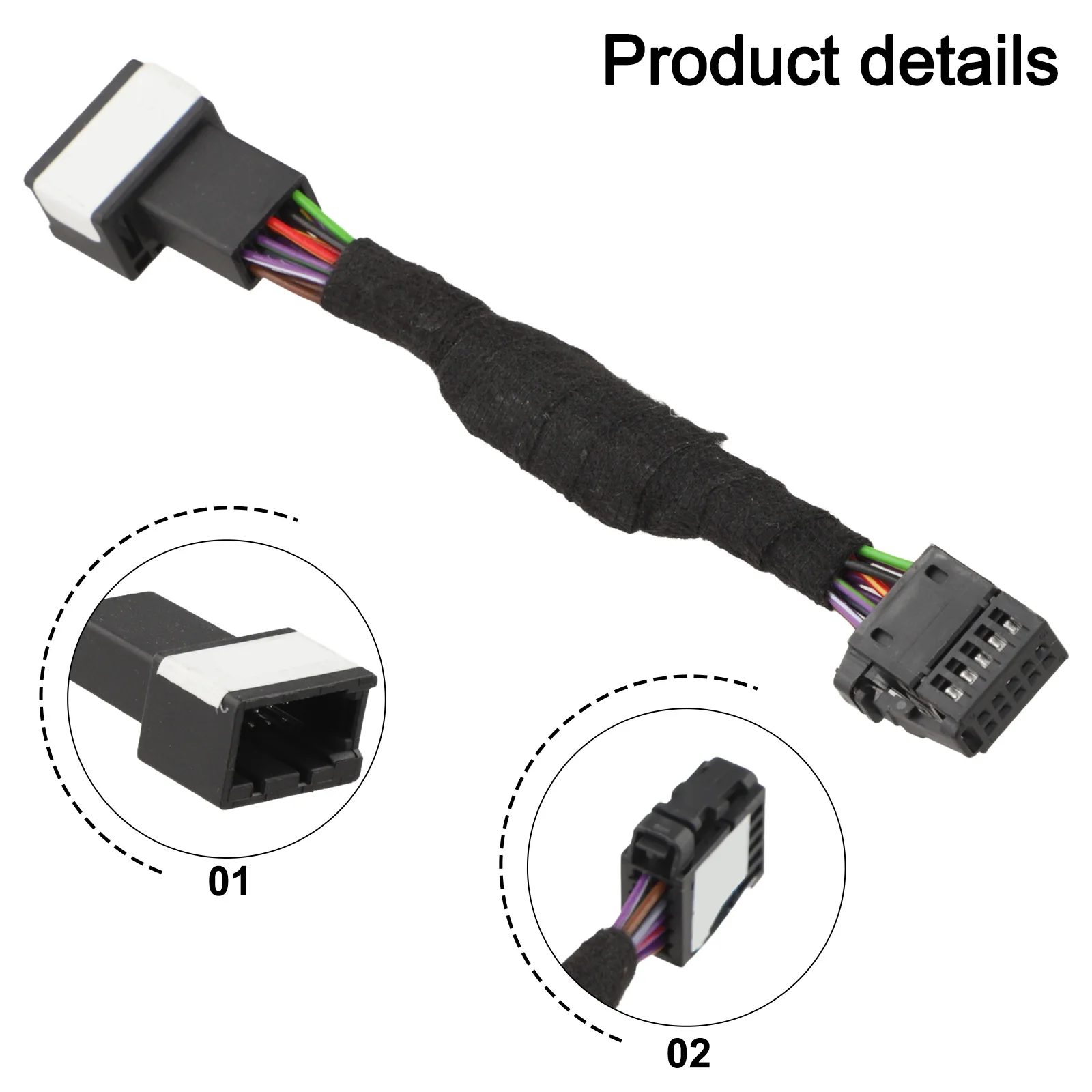 For Tiguan MK2 Engine Stop Start Off Device Sensor Wiring Harness for Use with Automotive Start Stop Technology
