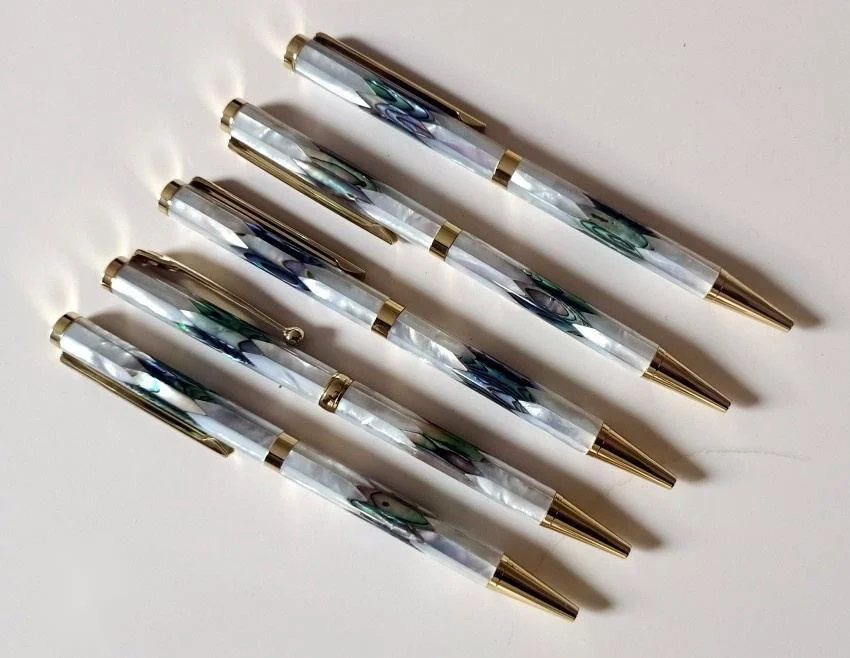 Handmade Black Butterfly Shell Mother-of-pearl Pen, High-end And Upscale Business Pen Ballpoint Pen